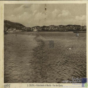 Ceuta - vista desde el muelle (vue des quais)