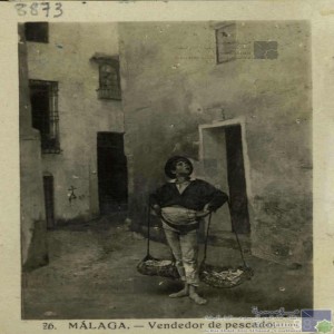 Malaga - vendedor de pescado