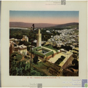 Fez - panorama du quartier de Bab-Guissa