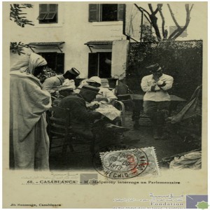 Casablanca - M. Malpertuy interroge un parlementaire
