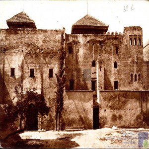 Marrakech - les tombeaux saadiens - façade intérieure