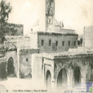 Taza (Maroc oriental) - place du marché