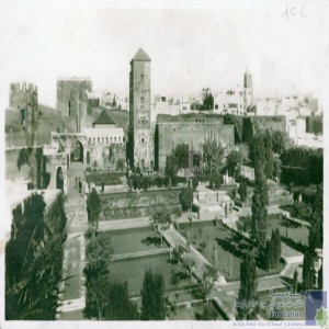 Rabat - Jardin des Oudaïas (vue d\'ensemble)