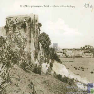 Rabat - le bastion et l\'Oued-Bou Regreg