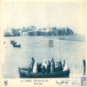 Rabat - vue prise de Salé