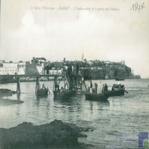 Rabat - l\'embarcadère et la pointe des Oudaya