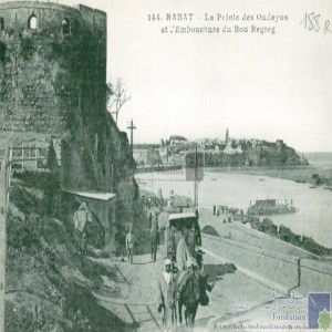 Rabat - la pointe des Oudayas et l\'embouchure du Bou Regreg