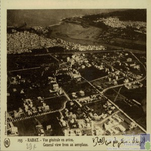 Rabat - vue générale en avion