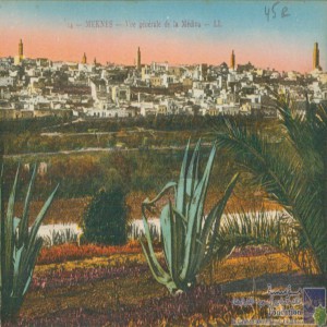 Meknès - vue générale de la médina