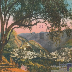 Environs de Meknès, Moulay-Idriss - panorama de la ville sainte