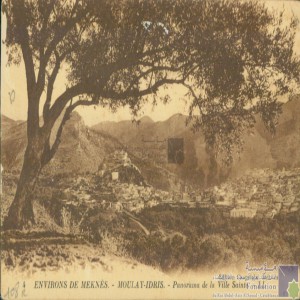 Environs de Meknès - Moulay-Idris - panorama de la ville sainte