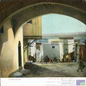 Tanger - une rue du quartier arabe