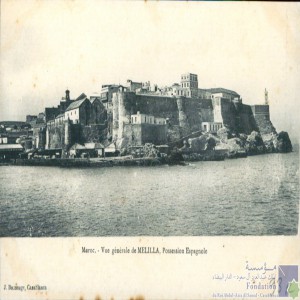 Vue générale de Melilla, possession espagnole