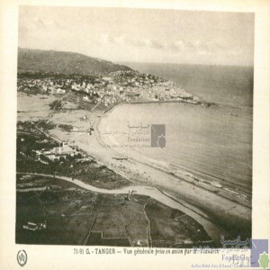 Tanger - vue générale prise en avion par M. Flandrin