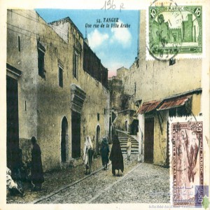 Tanger - une rue de la ville arabe