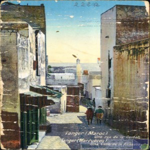 Tanger - une rue de la Casbah