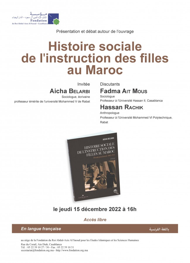 Instruction des filles dans le Maroc précolonial : interrogation sociologique