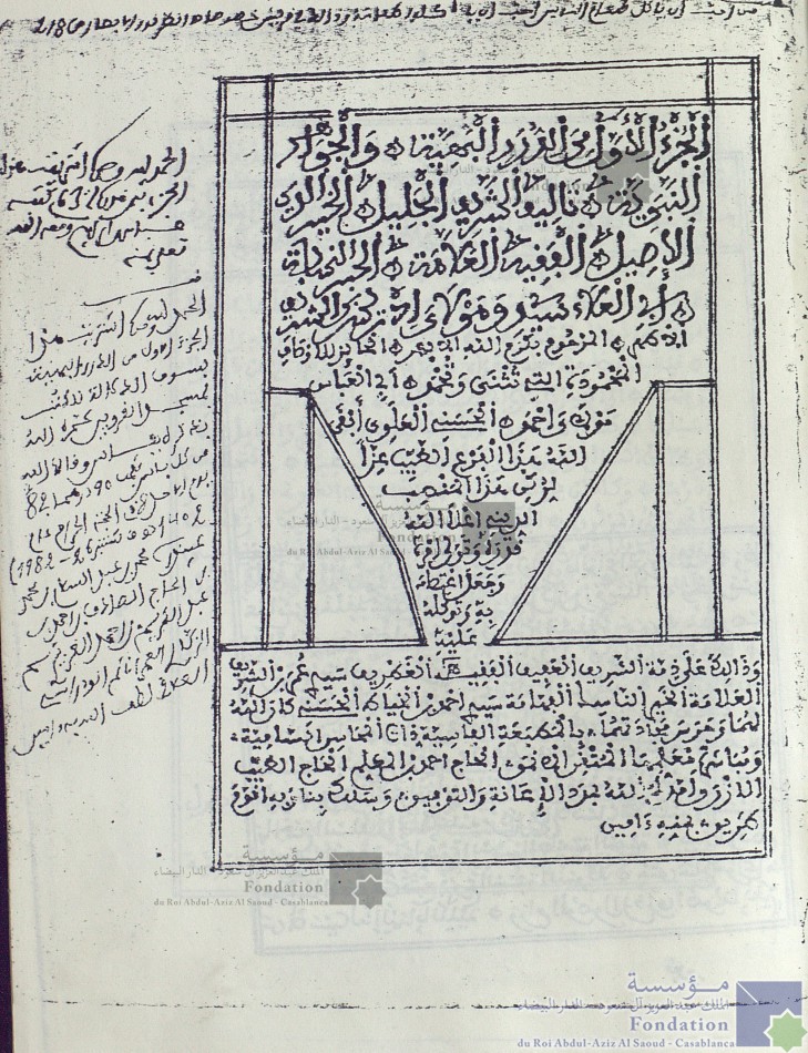 الدرر البهية والجواهر النبوية في الفروع الحسنية والحسينية