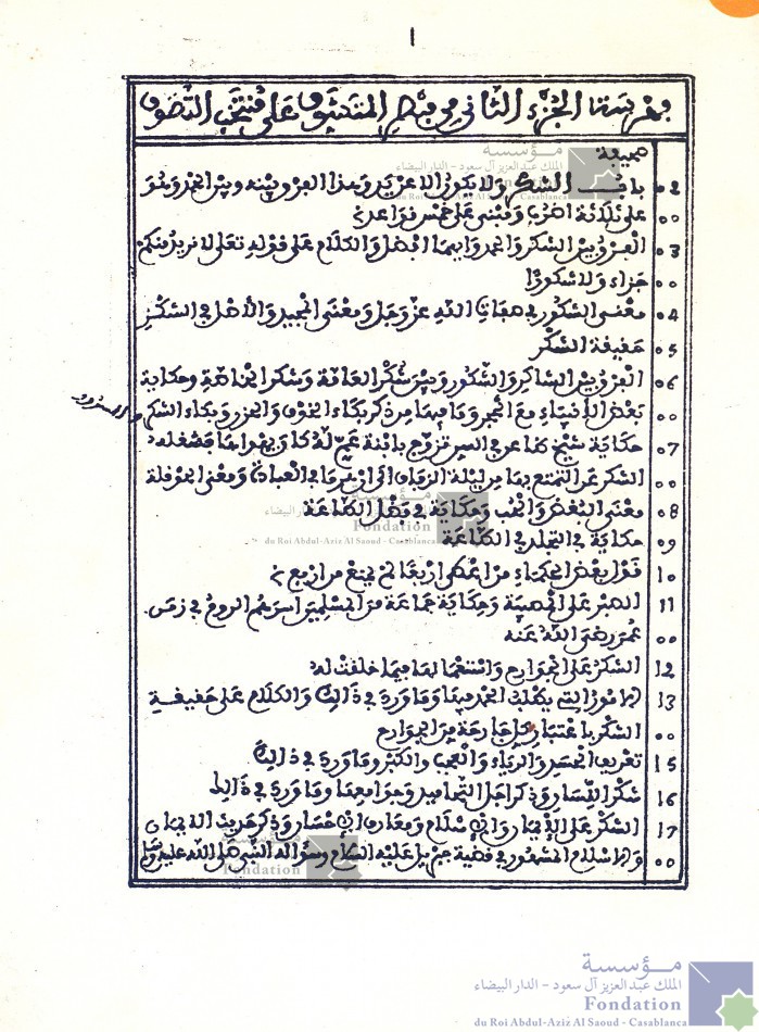 مبصر المتشوف على منتخب التصوف