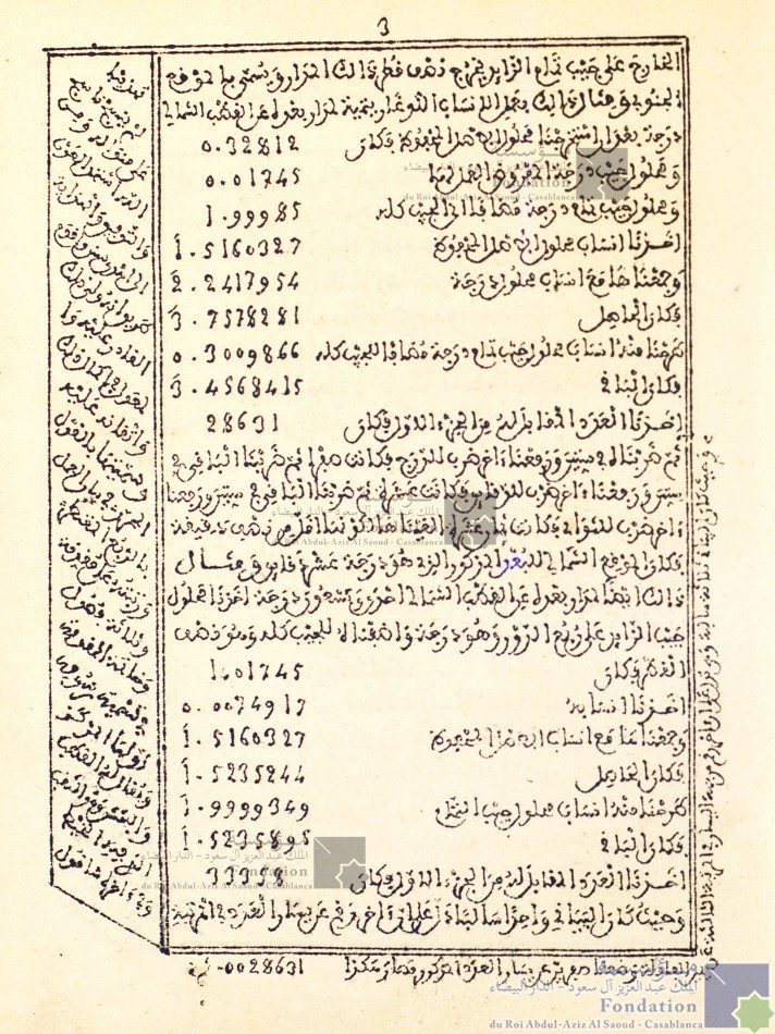 رسالة المنهاج الميسر في الربع المقنطر